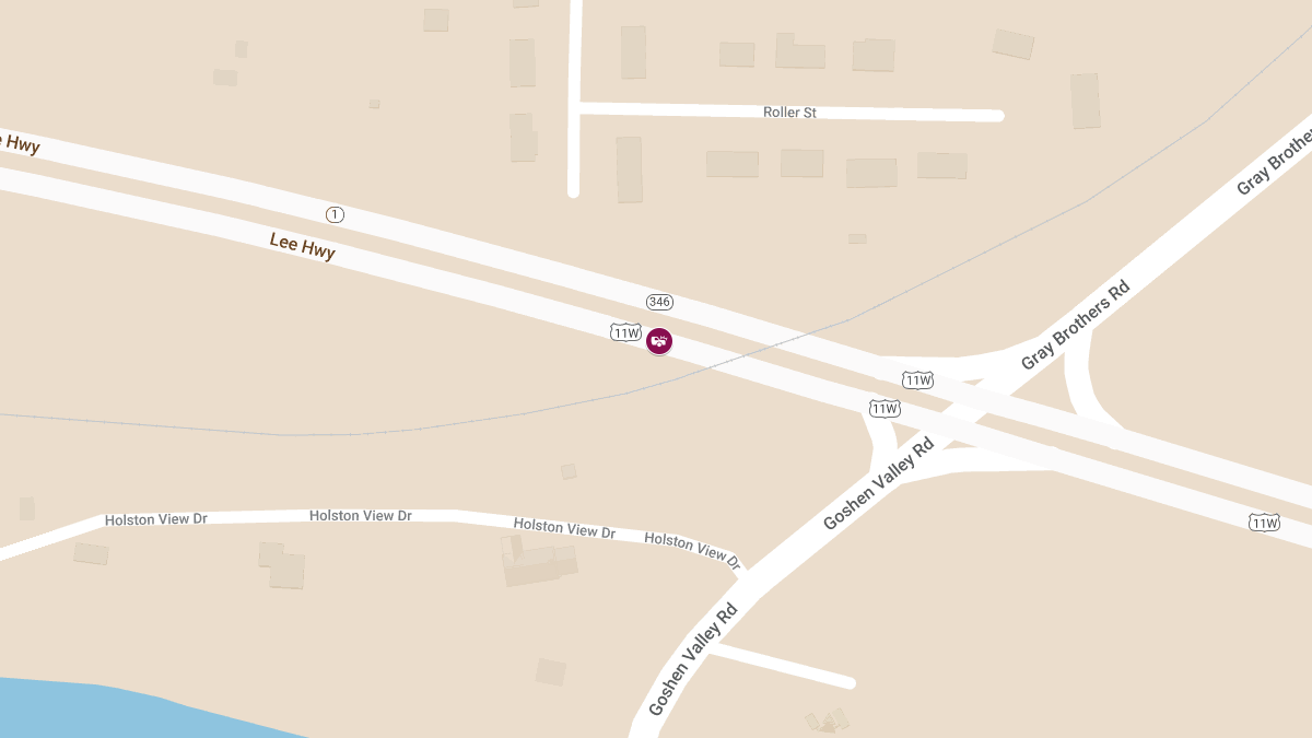 Two Injured in Rear-End Crash on US Highway 11W near Goshen Valley Rd