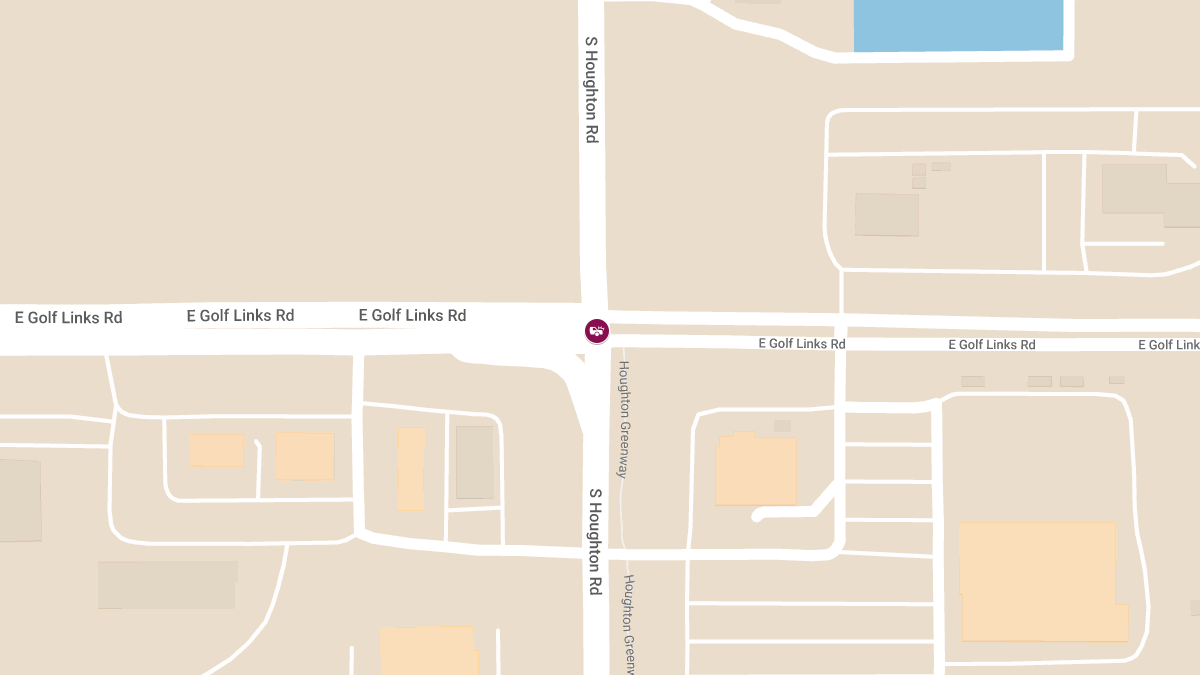 Two Injured in Two-Vehicle Crash at Golf Links Rd & Houghton Rd