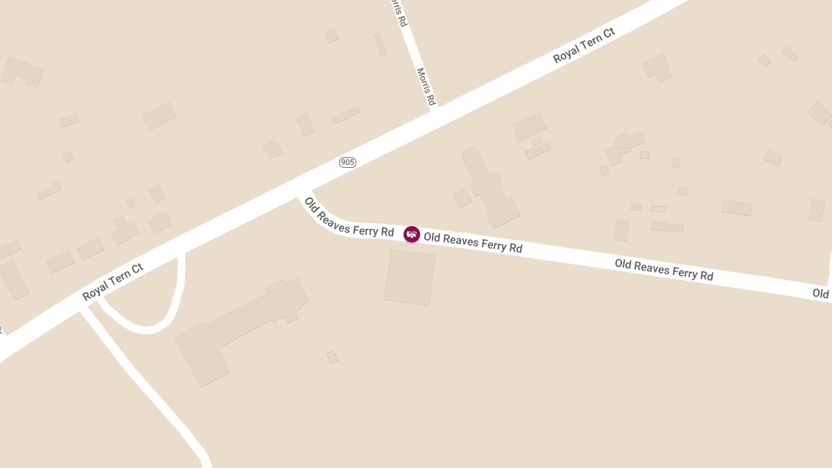 Two Injured in Two-Vehicle Crash on Highway 905 near Old Reaves Ferry Rd