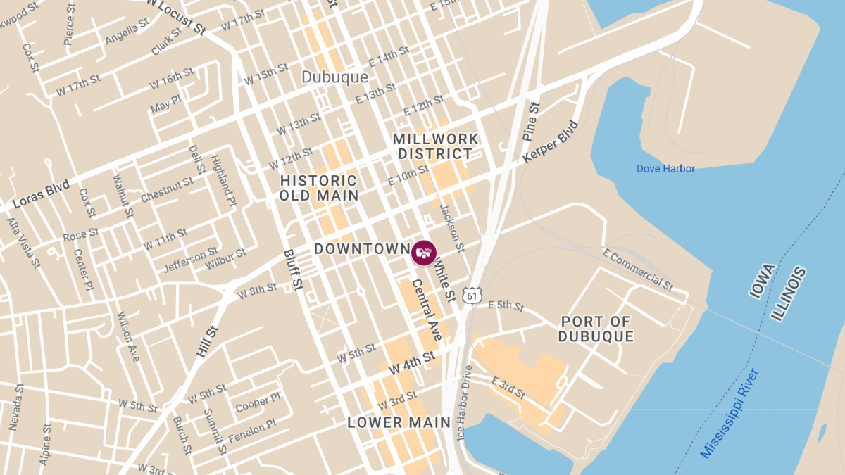 Two People Injured in Stop Sign Collision in Downtown Dubuque