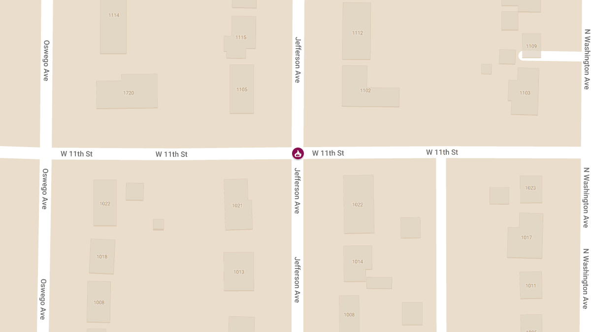 Two Seriously Injured in House Fire on 11th St and Jefferson Ave