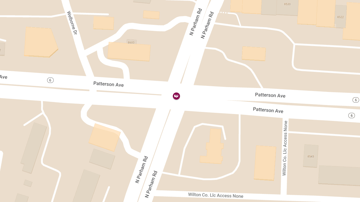 Two-Vehicle Accident Reported at N Parham Rd & Patterson Ave