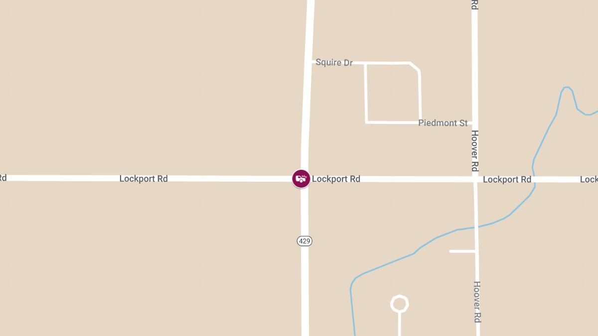 Two-Vehicle Accident With Injuries at Lockport Rd & Ward Rd