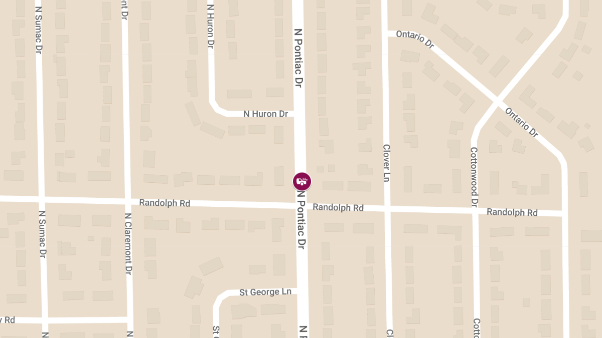 Two-Vehicle Accident With Injuries at Randolph Rd & N Pontiac Dr