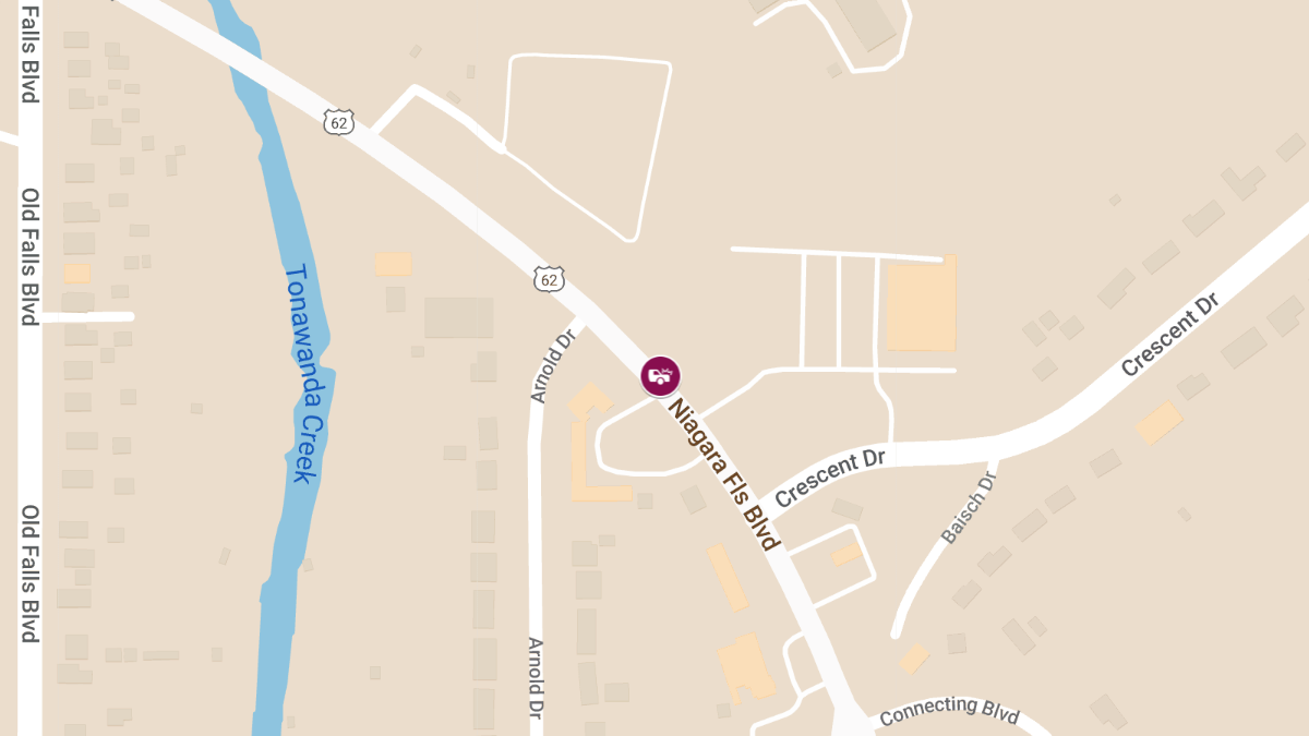 Two-Vehicle Accident at 3939 Niagara Falls Blvd