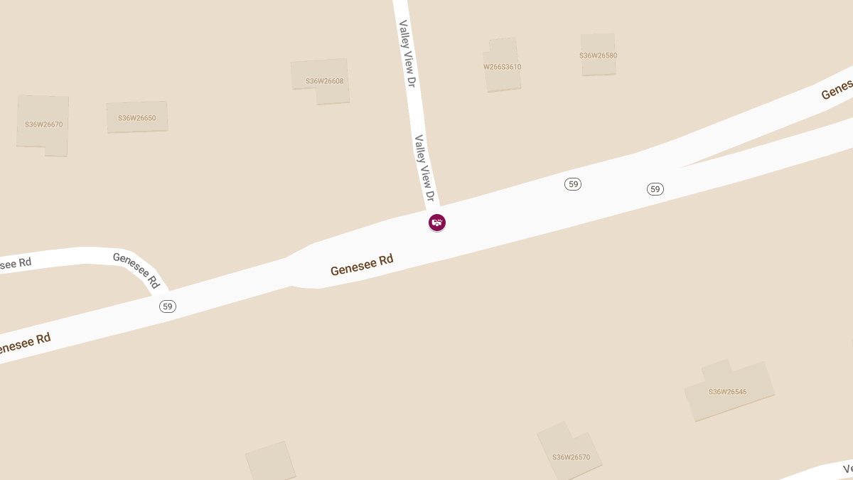 Two-Vehicle Accident at Genesee St & Valley View Dr Leaves Injuries