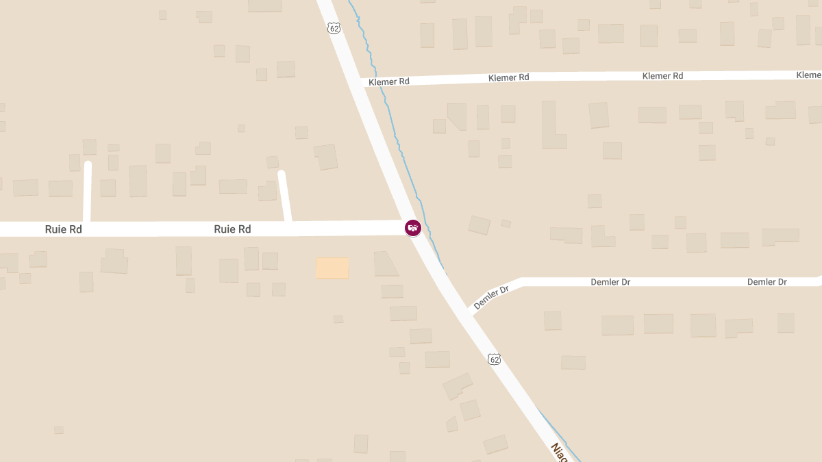 Two-Vehicle Accident at Niagara Falls Blvd and Ruie Rd