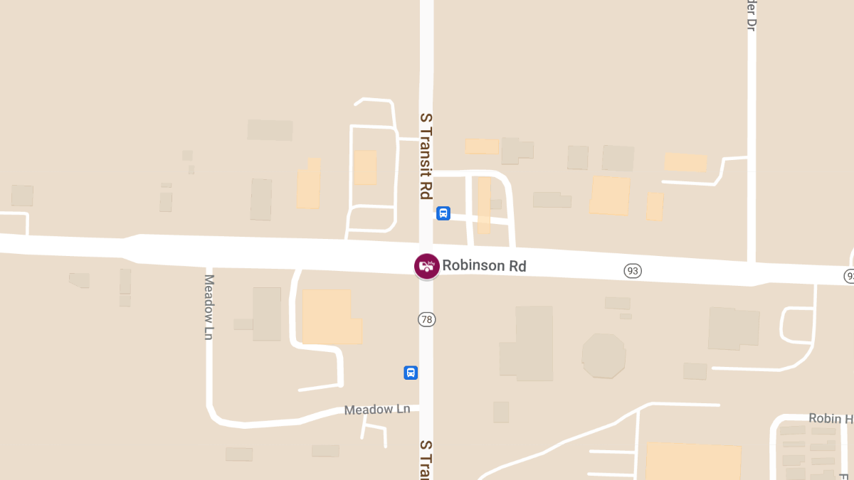 Two-Vehicle Accident at S Transit Rd & Robinson Rd