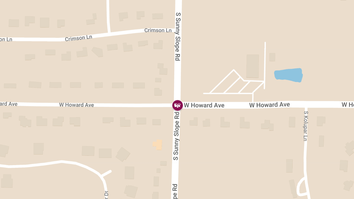 Two-Vehicle Accident at Sunny Slope Rd and Howard Ave
