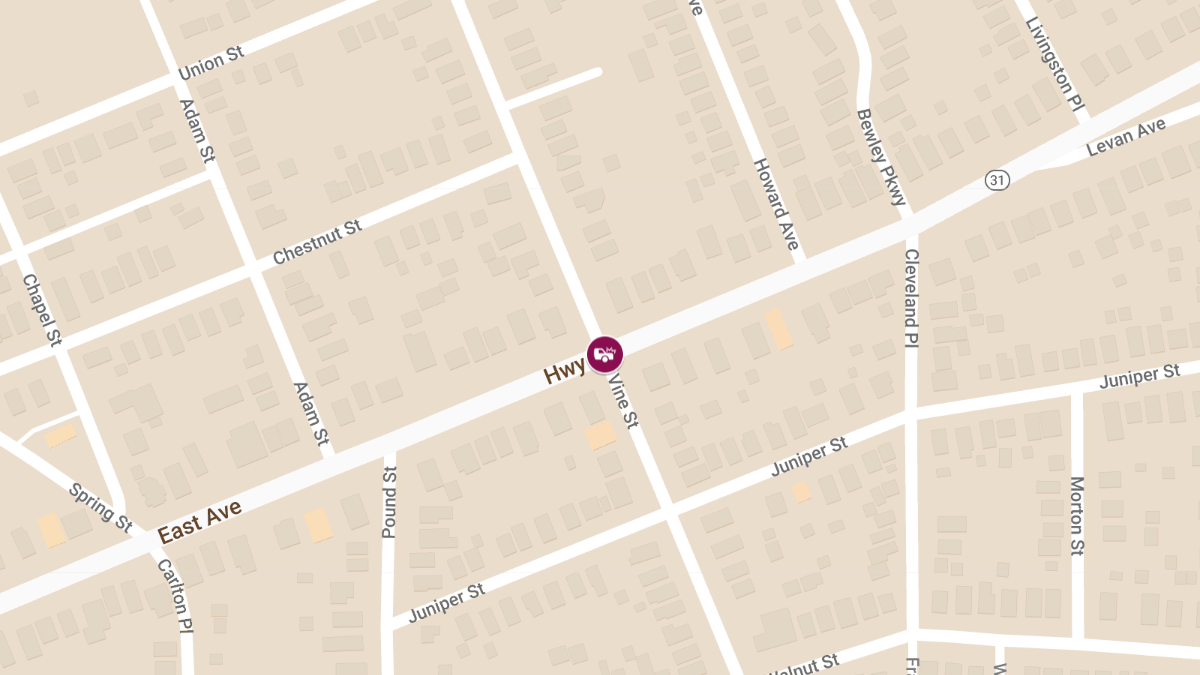 Two-Vehicle Accident at Vine St & East Ave Causes Injuries