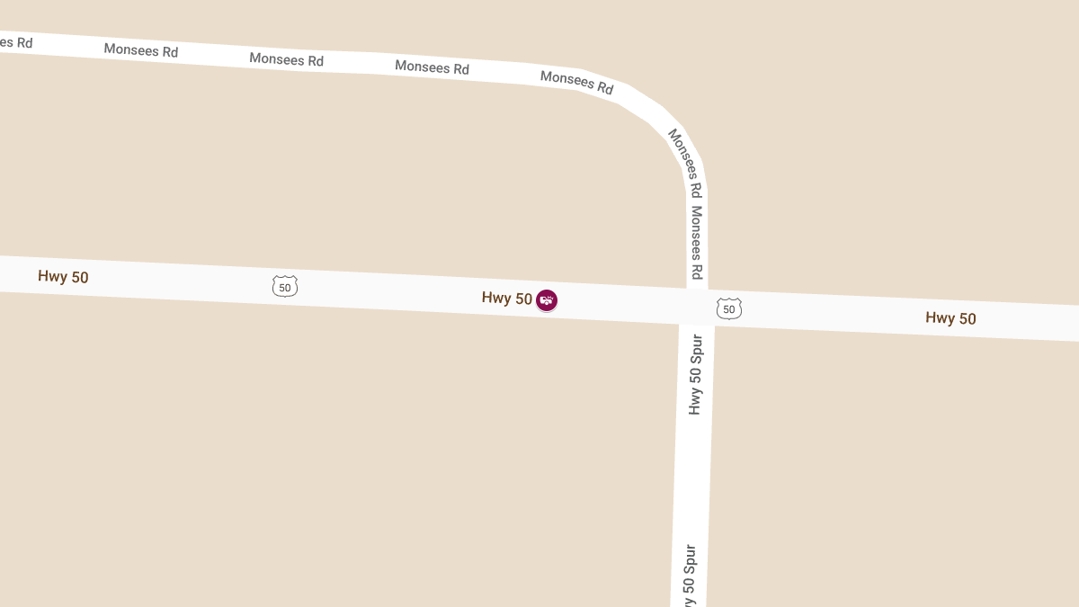 Two-Vehicle Accident on US-50 at Hwy-W Results in Injuries