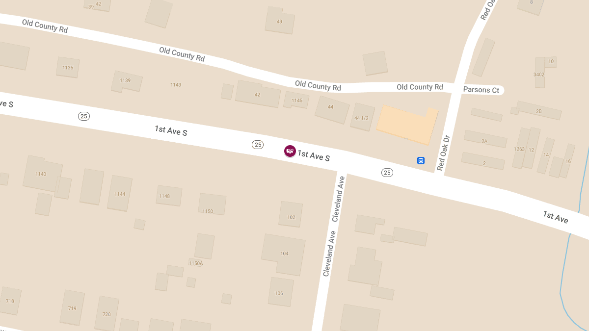 Two-Vehicle Accident with Injuries at 1st Ave S and Walker Addition Rd