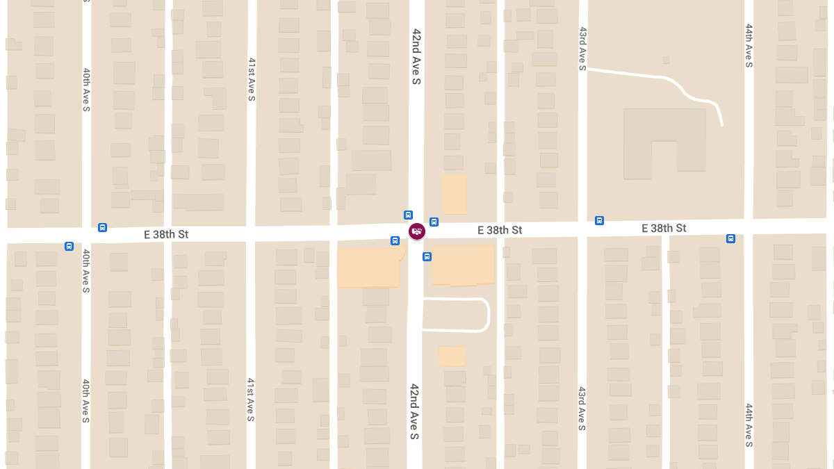Two-Vehicle Accident with Injuries at 38th St E & 42nd Ave S