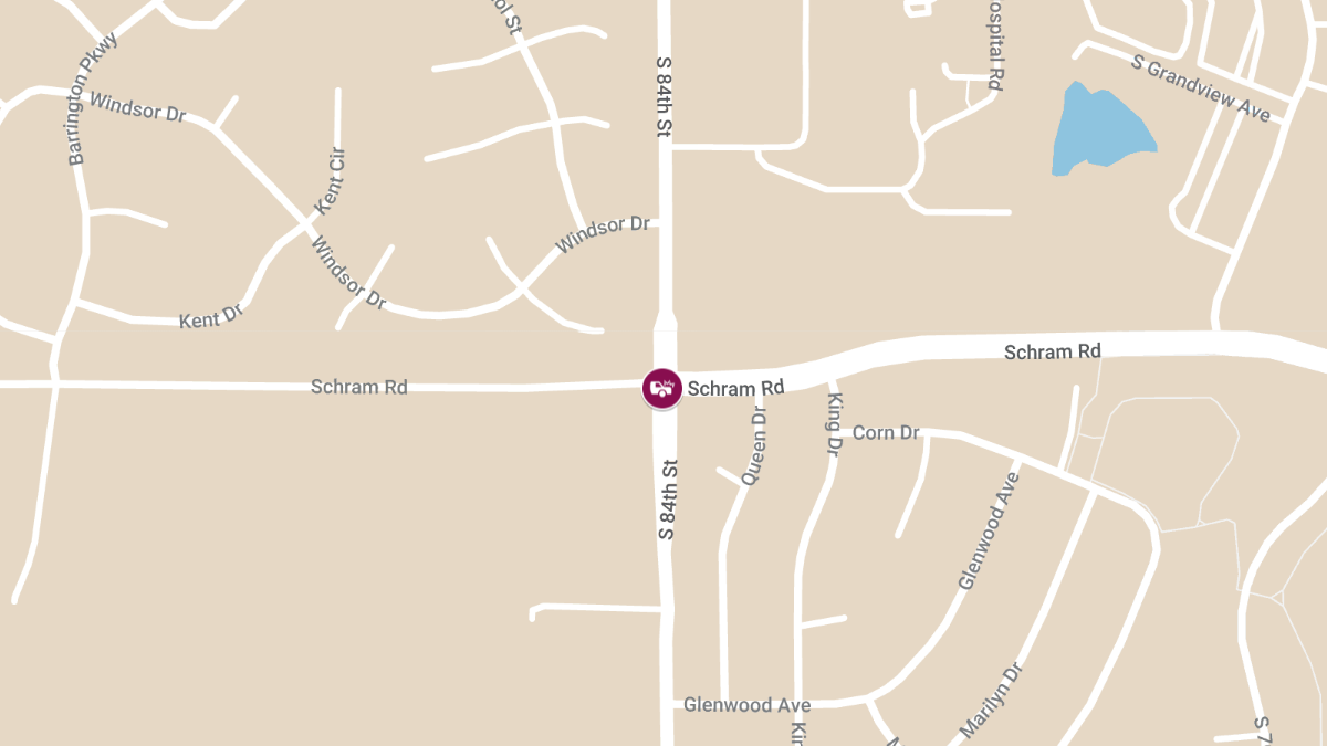Two-Vehicle Accident with Injuries at 84th St & Schram Rd
