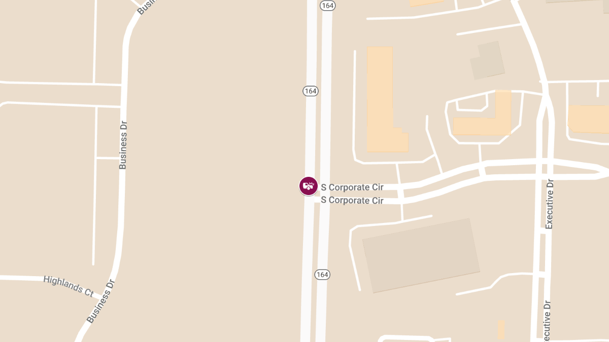 Two-Vehicle Accident with Injuries at Corporate Cir East of Pewaukee Rd/164