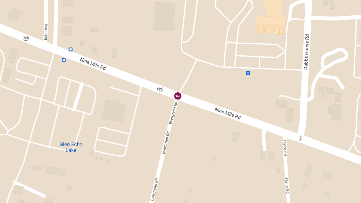 Two-Vehicle Accident with Injuries at Evergreen Rd and Nine Mile Rd