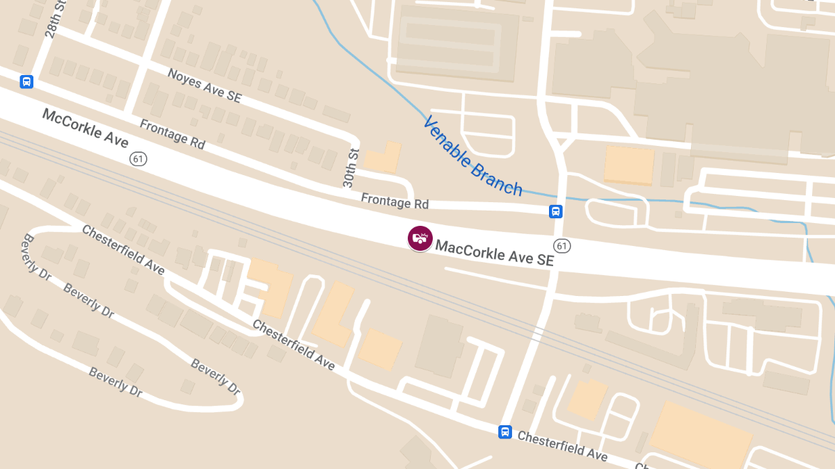 Two-Vehicle Accident with Injuries on Maccorkle Ave SE