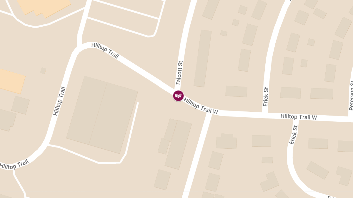 Two-Vehicle Accident with Injuries on W Hilltop Trail