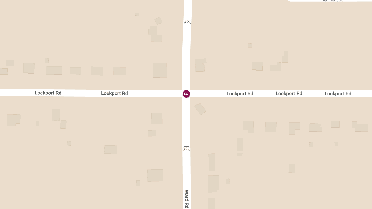 Two-Vehicle Accident with Injuriesat Lockport Rd & Ward Rd