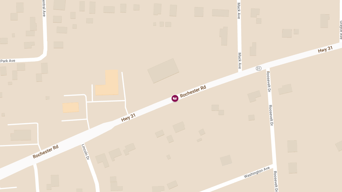 Two-Vehicle Accident with Possible Injuries on Rochester Rd