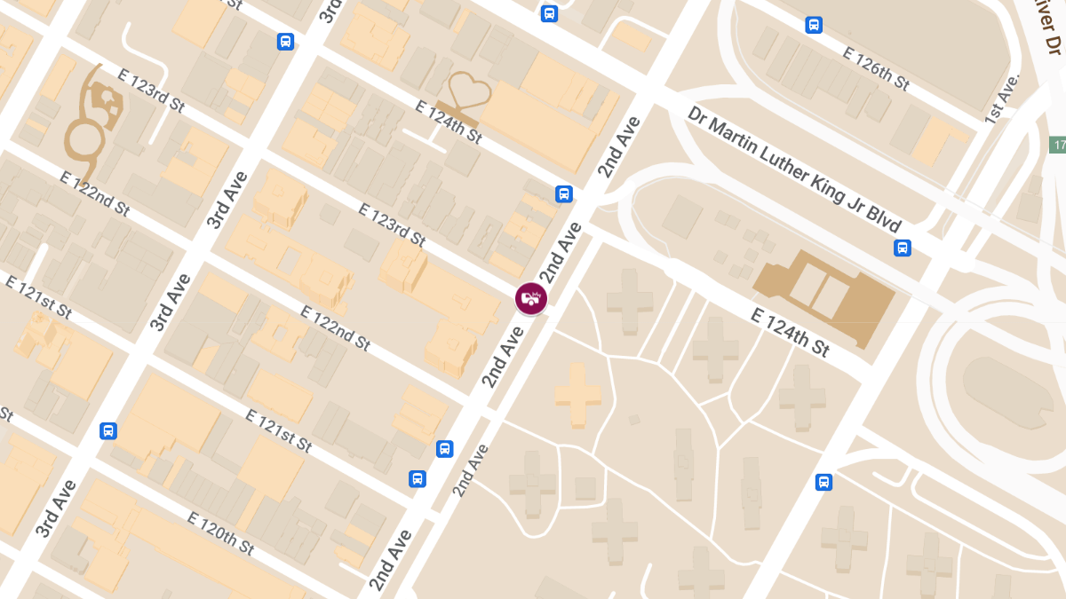 Two-Vehicle Collision With Injuries at E 123rd St & 2nd Ave