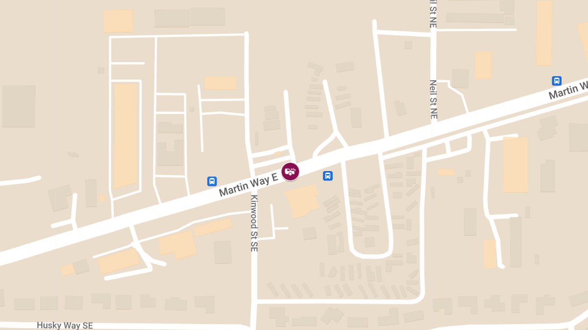 Two-Vehicle Collision With Injuries at Martin Way E & Kinwood St SE