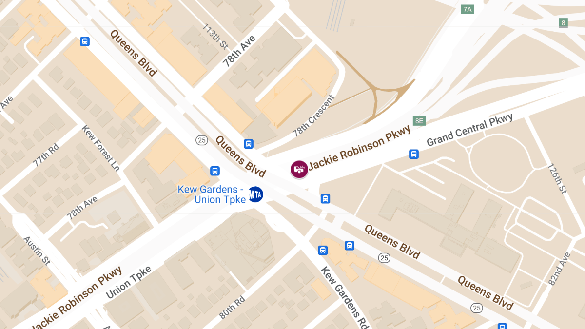 Two-Vehicle Collision With Injuries on Jackie Robinson Parkway at Union Tpke & 138th St