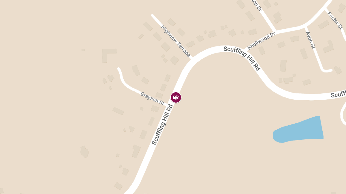 Two-Vehicle Collision With Injuries on Scuffling Hill Rd