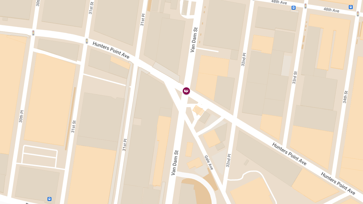 Two-Vehicle Collision With Possible Injuries at Hunters Point Ave & Van Dam St