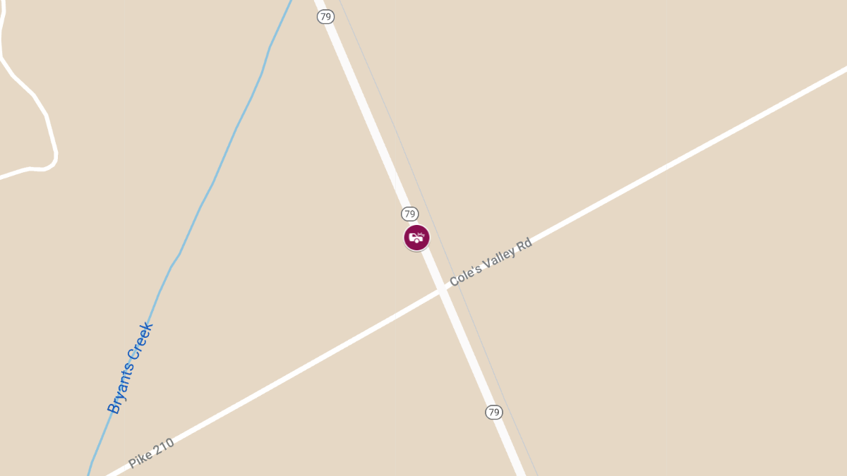 Two-Vehicle Collision on MO 79 Near Pike 210