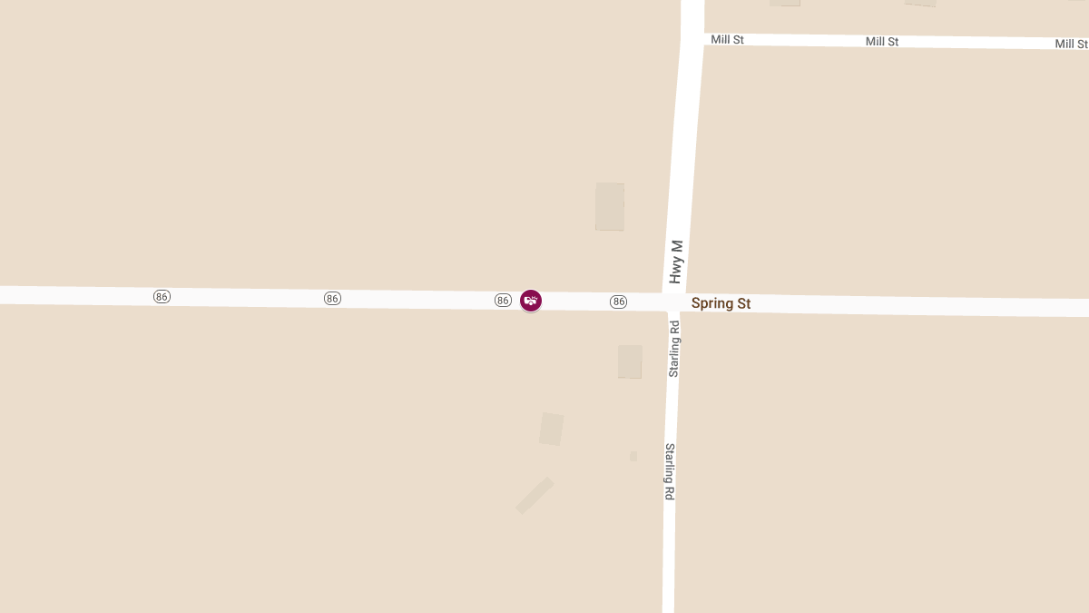 Two-Vehicle Collision on MO-86 near Granby