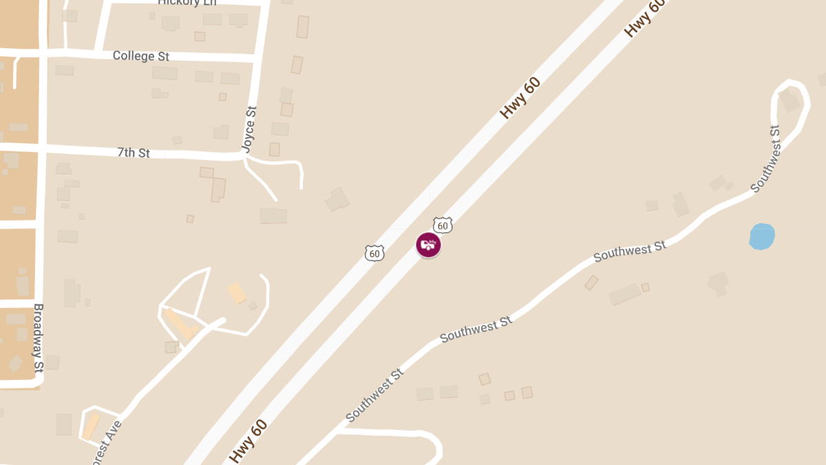Two-Vehicle Collision on US 60 Leaves Two Injured
