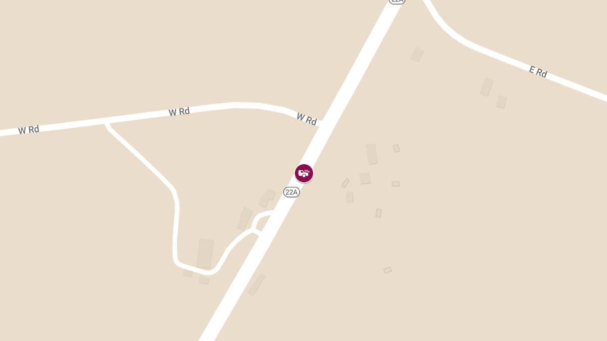 Two-Vehicle Collision on VT Rte 22A Near West Rd Injures Passenger