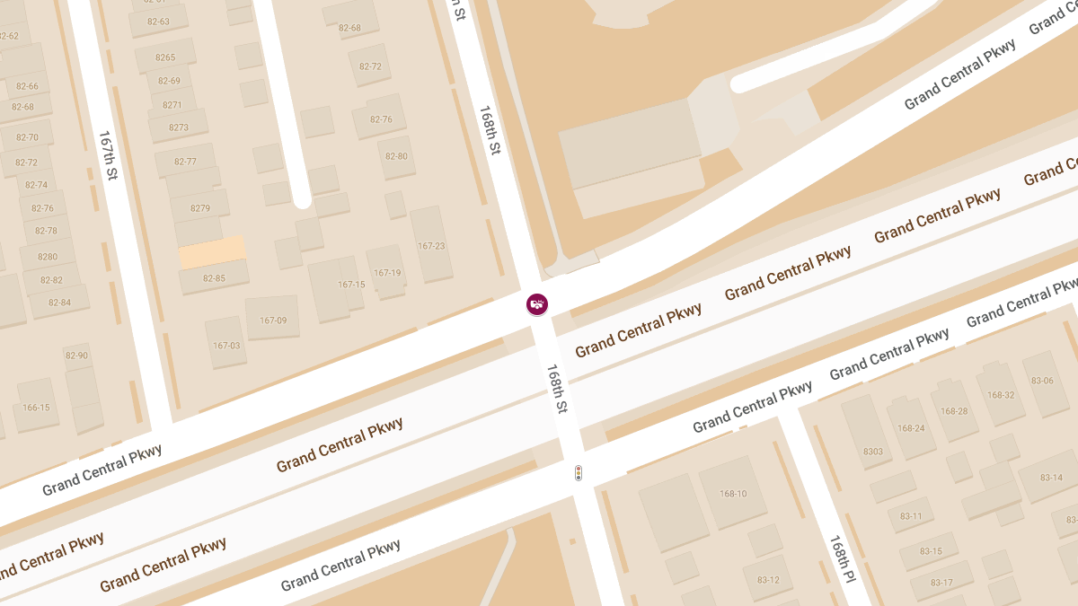 Two-Vehicle Collision with Injuries Near High School at 168th St and Grand Central Pkwy