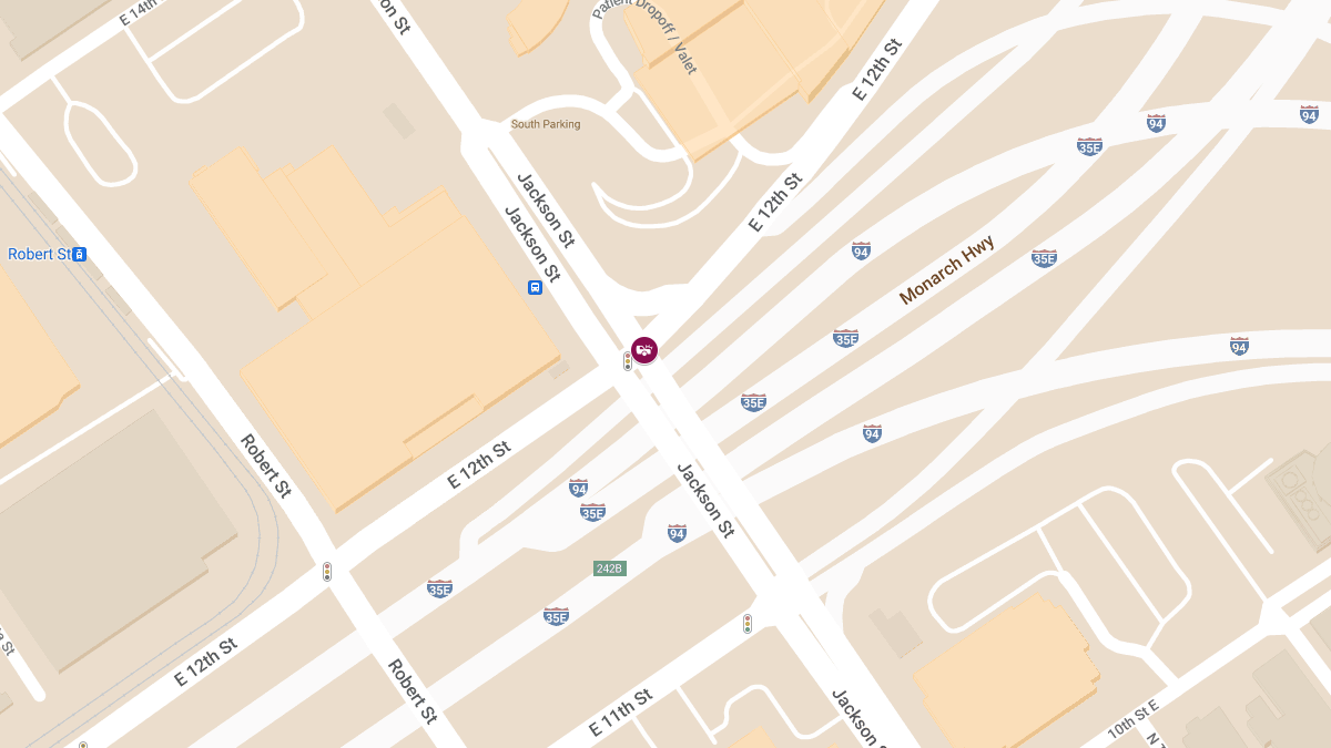 Two-Vehicle Collision with Injuries at Jackson St & 12th St E