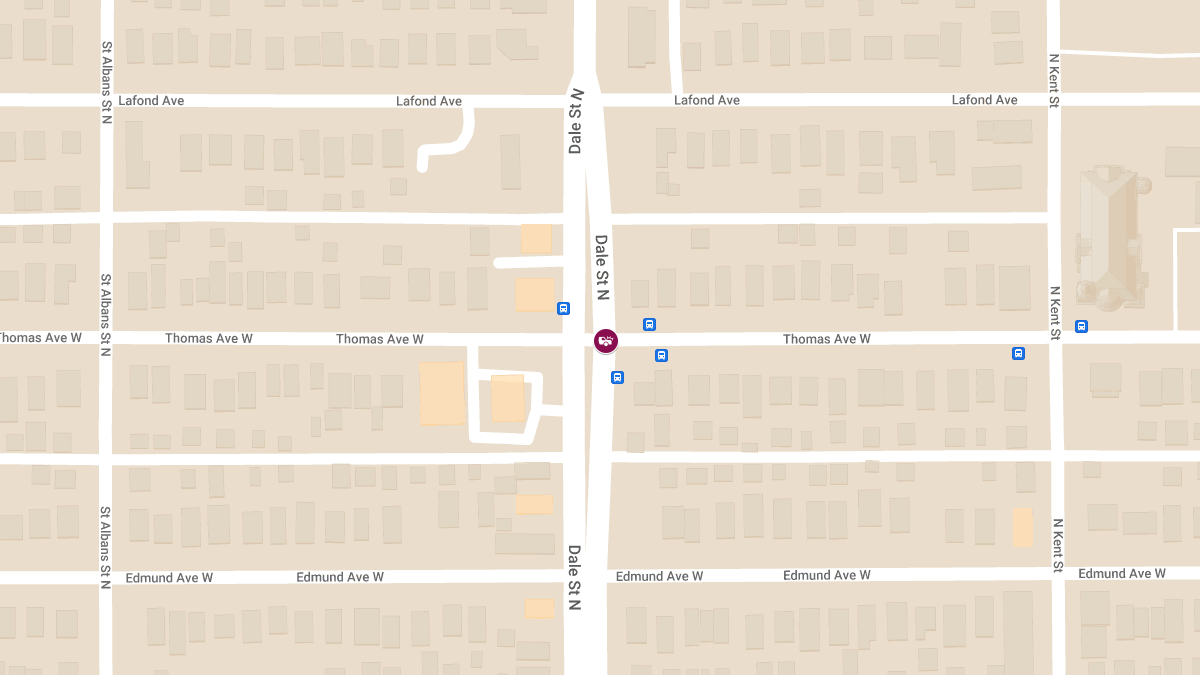 Two-Vehicle Collision with Injuries at Thomas Ave & Dale St N
