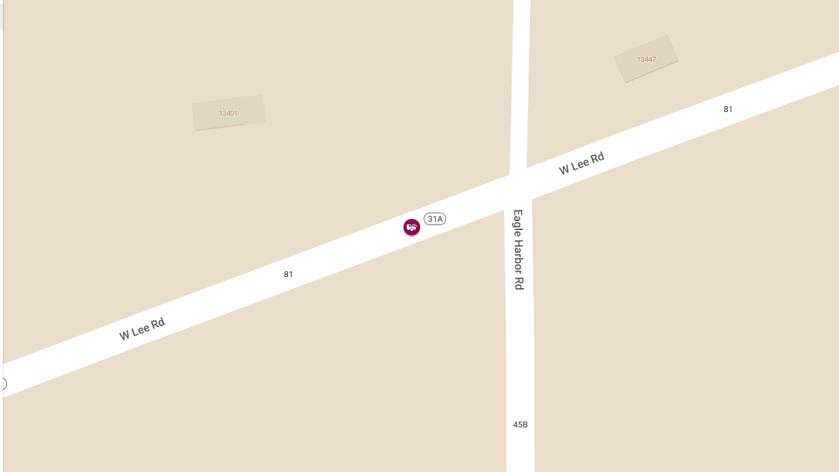 Two-Vehicle Collision with Injuries on Rt. 31A near Eagle Harbor Rd