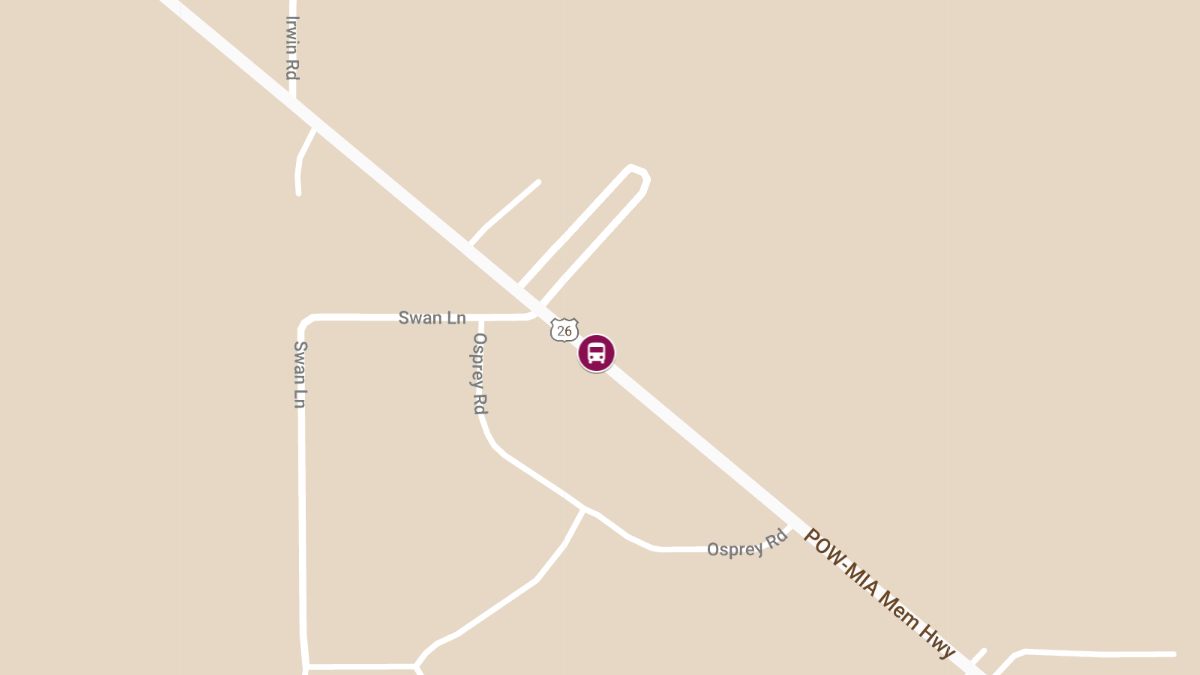 Two-Vehicle Crash Involving Bus and Utility Vehicle on US 26
