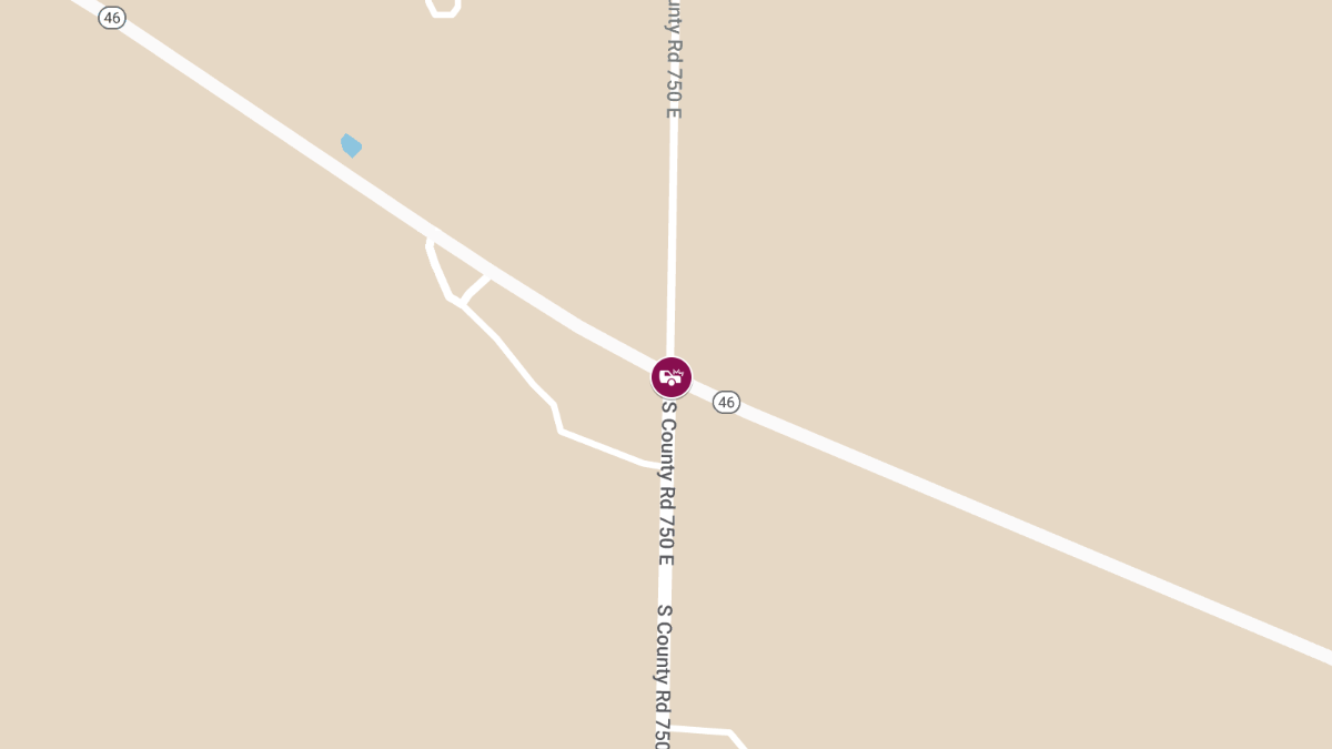 Two-Vehicle Crash at 46 and 750 E Results in Injuries
