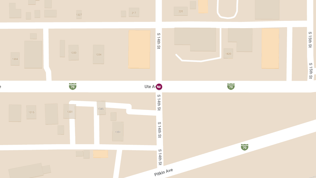 Two-Vehicle Crash at Ute Ave & S 14th St Results in Injuries
