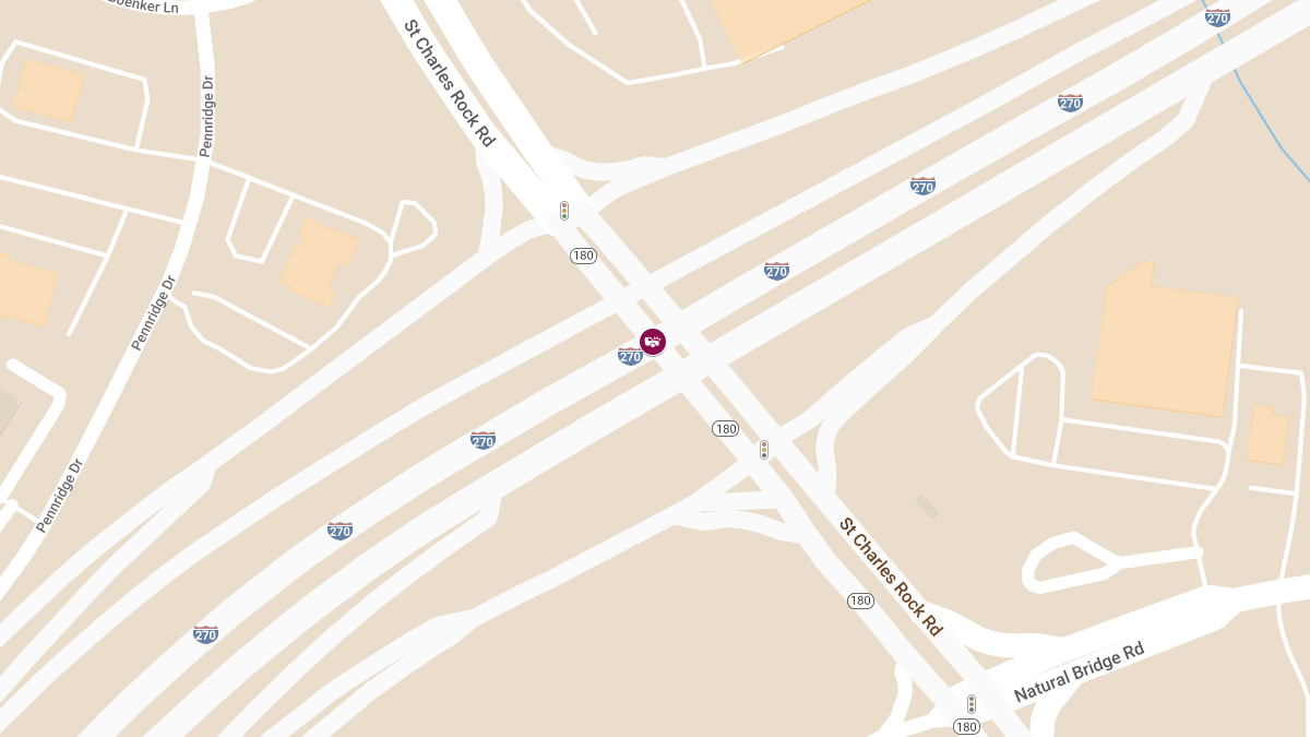 Two-Vehicle Crash on I-270 North of MO-180 Injures One