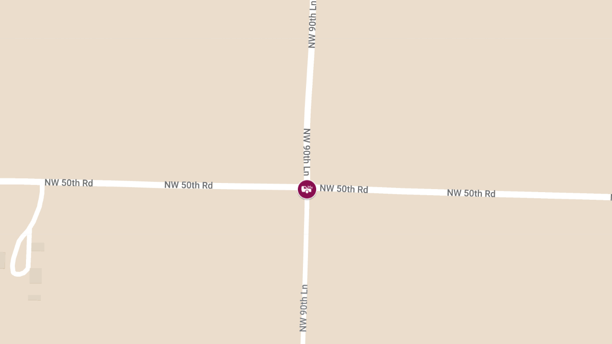 Two-Vehicle Crash on Northwest 90th Lane Leaves One Injured
