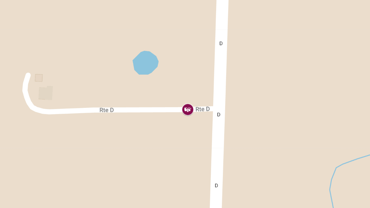 Two-Vehicle Crash on Route D Injures Two