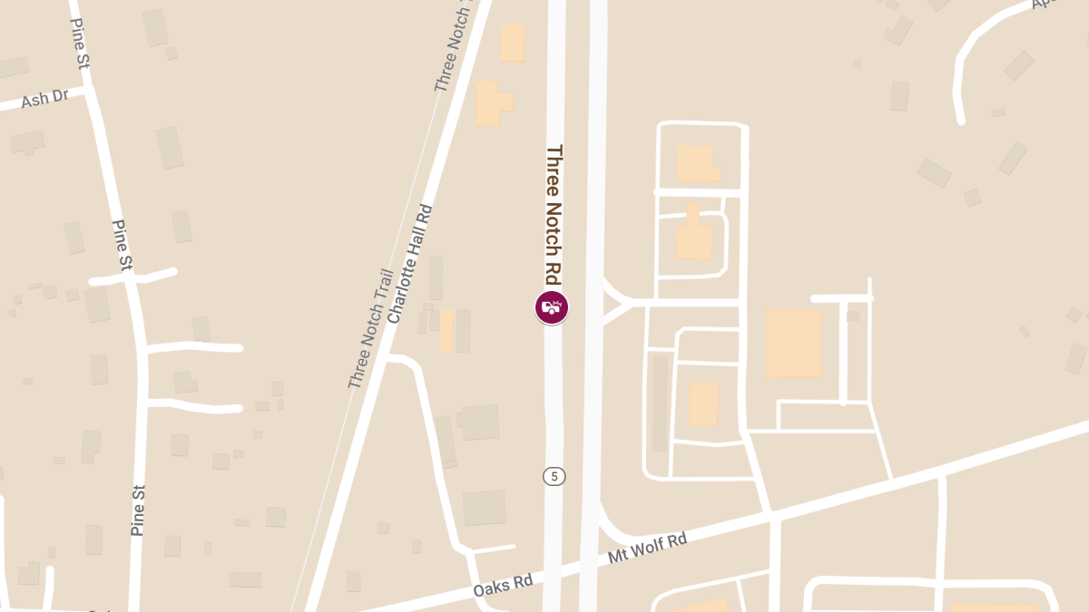 Two-Vehicle Crash on Three Notch Rd Near ADF Bingo