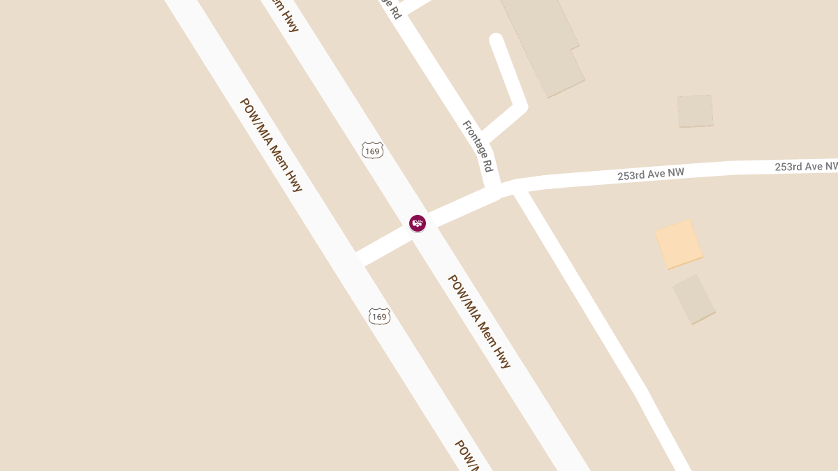 Two-Vehicle Crash on US 169 near 253rd Ave Causes Injuries