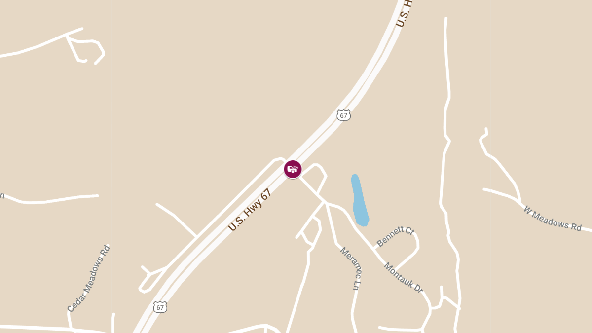 Two-Vehicle Crash on US-67 at Montauk Rd Leaves Two Injured