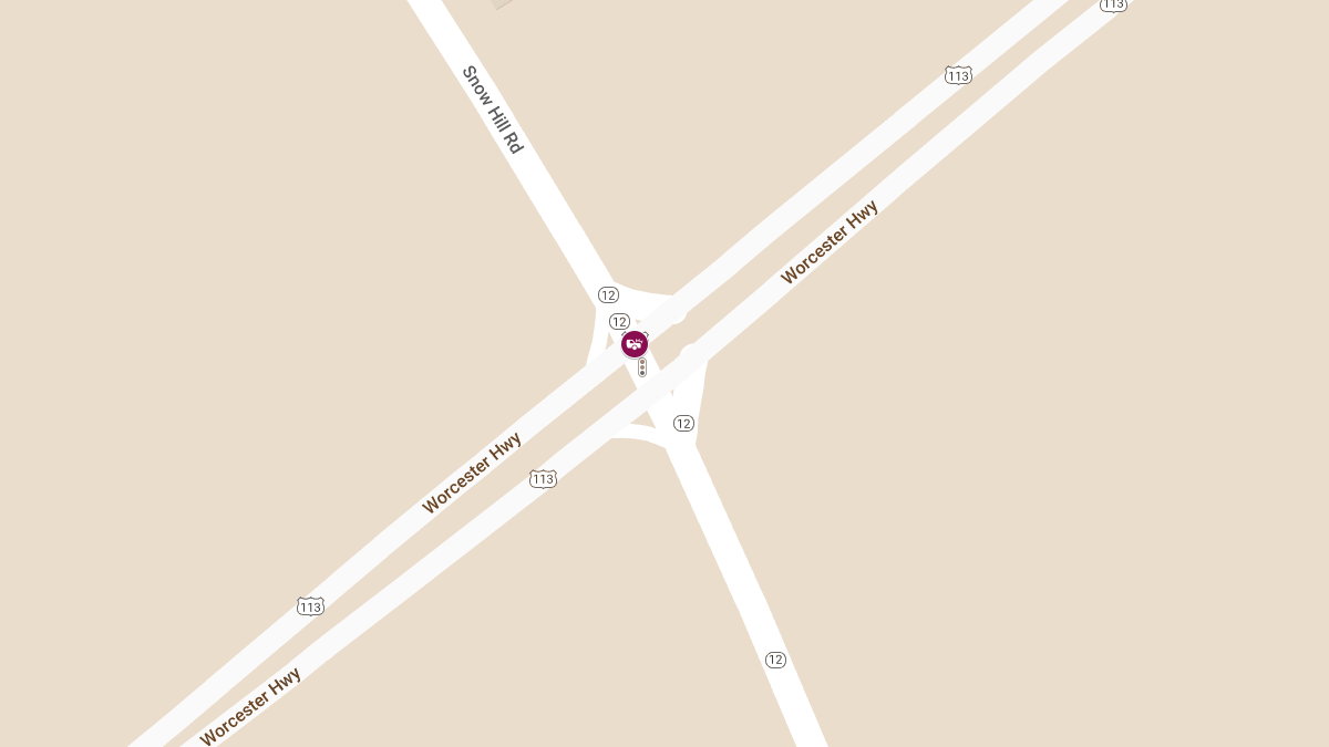 Two-Vehicle Crash with Injuries at RT 113 and Snow Hill Rd