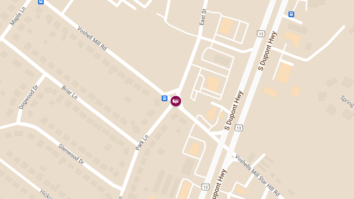 Two-Vehicle Crash with Injuries at Voshells Mill Rd & Park Ln