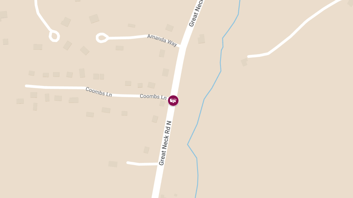 Two-Vehicle Crash with Injuries on Great Neck Rd & Coombs Ln