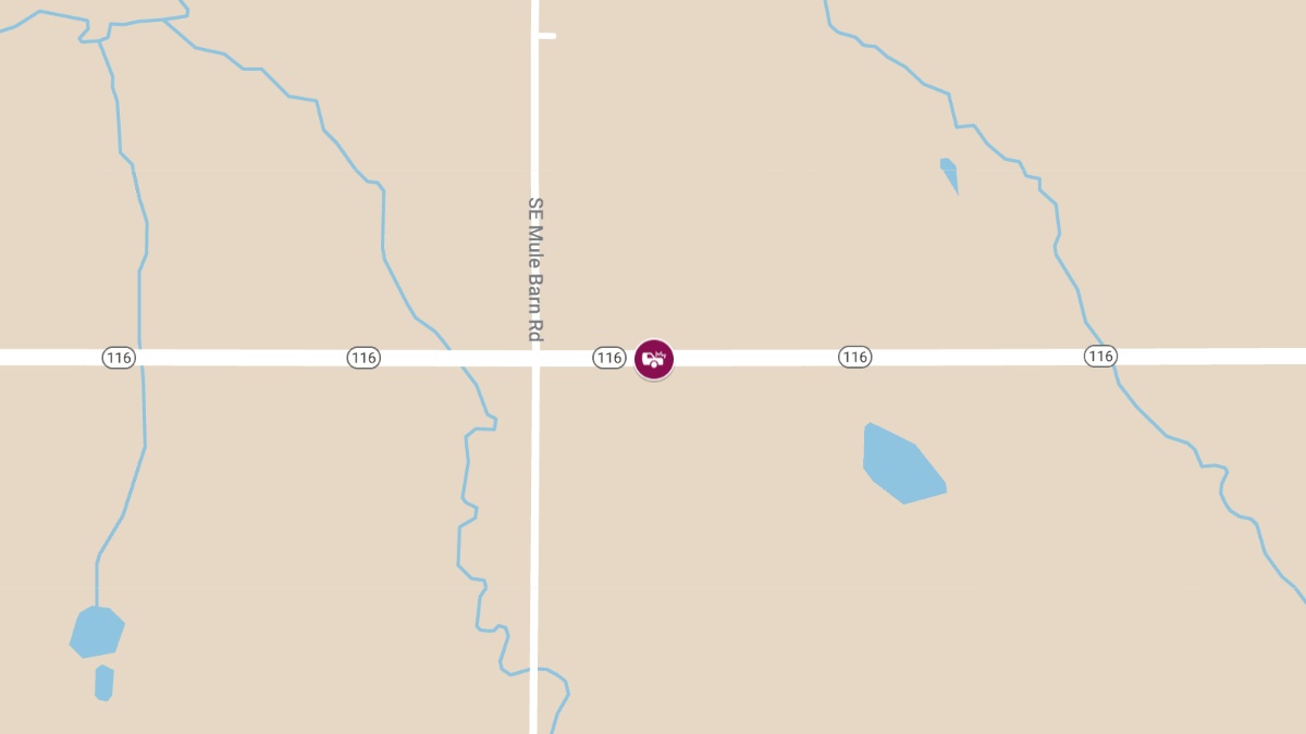 Two-Vehicle Crash with Injuries on MO-116 Near Vandeau Rd